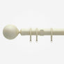 35mm Universal Wood Pole Kit with Ball Finial